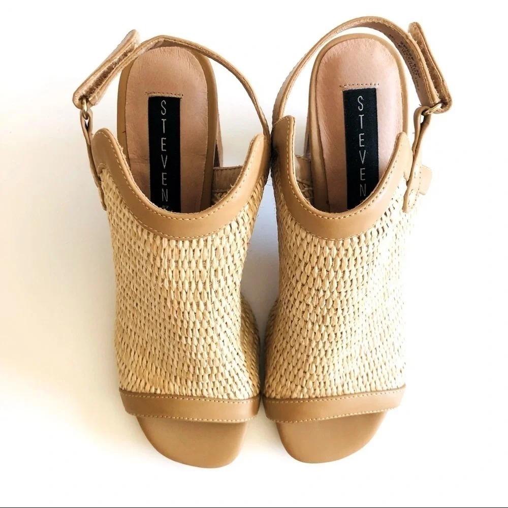 STEVEN by Steve Madden ‘Sweep’ Woven City Dress Sandal - Picture 5 of 14